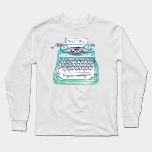 Retro Vegan Shirt Long Sleeve T-Shirt